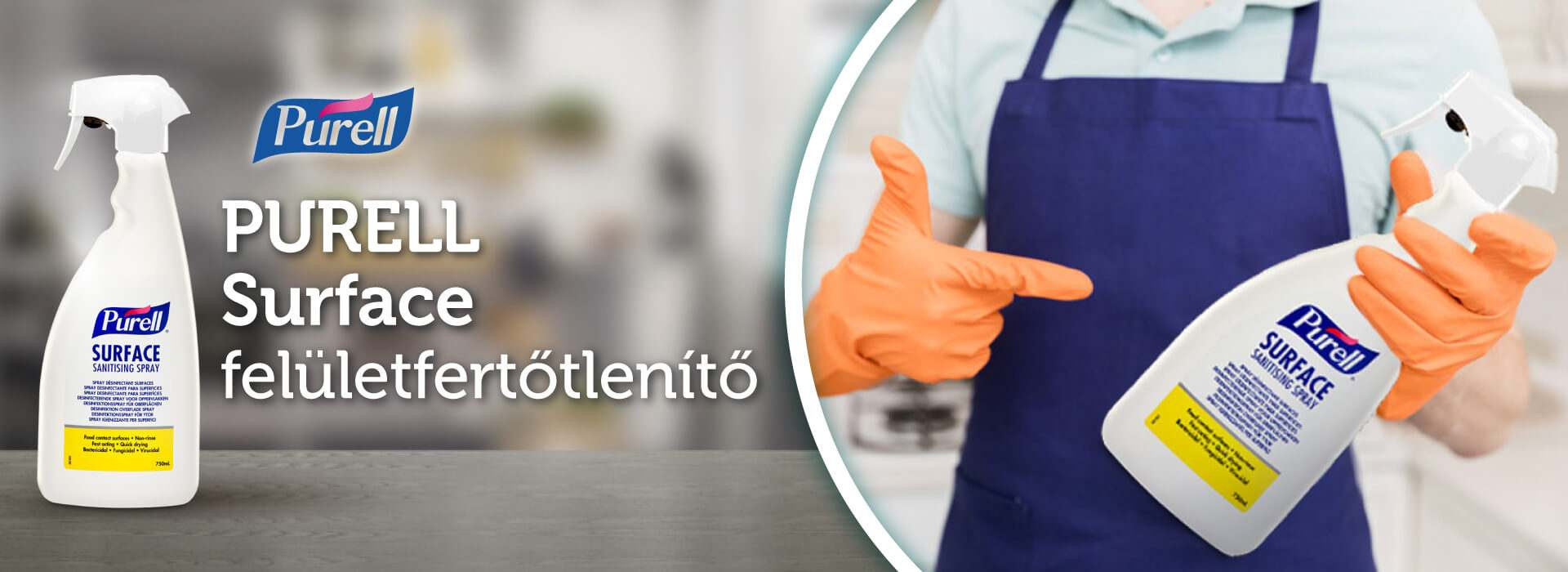 PURELL felületfertőtlenítő spray