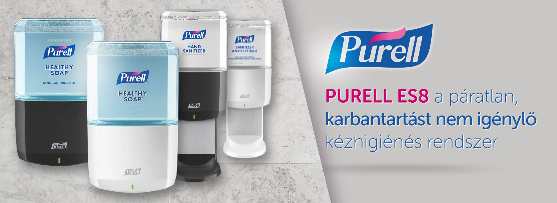 PURELL ES8 kézhigiénés érintésmentes rendszer PURELL ES8 kézhigiénés érintésmentes rendszer