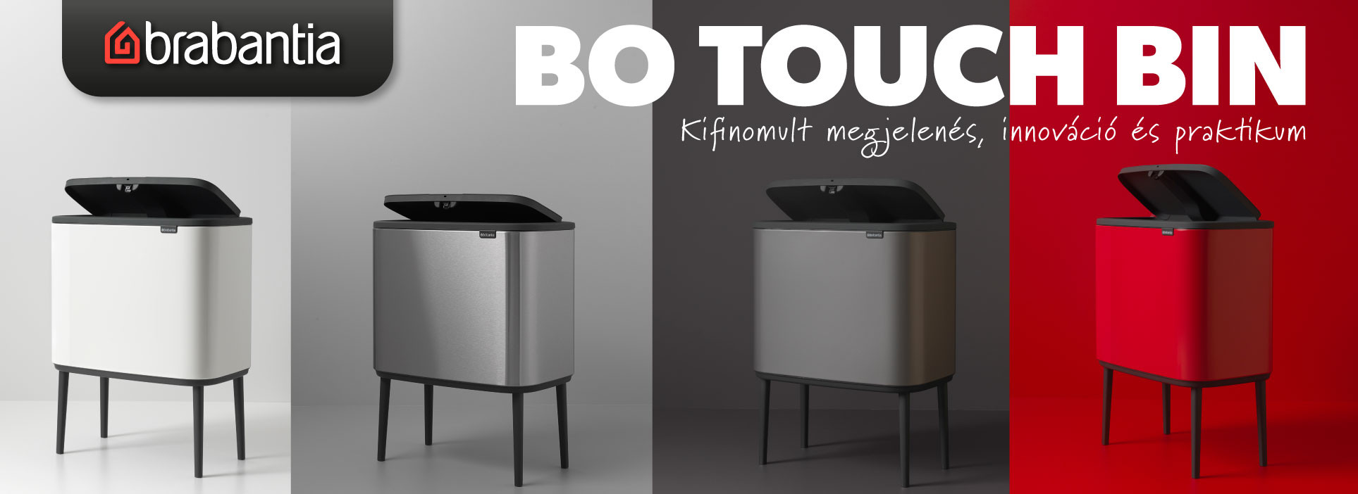 Brabantia Bo Touch Bin hulladékgyűjtők széles választékban Brabantia Bo Touch Bin hulladékgyűjtők széles választékban