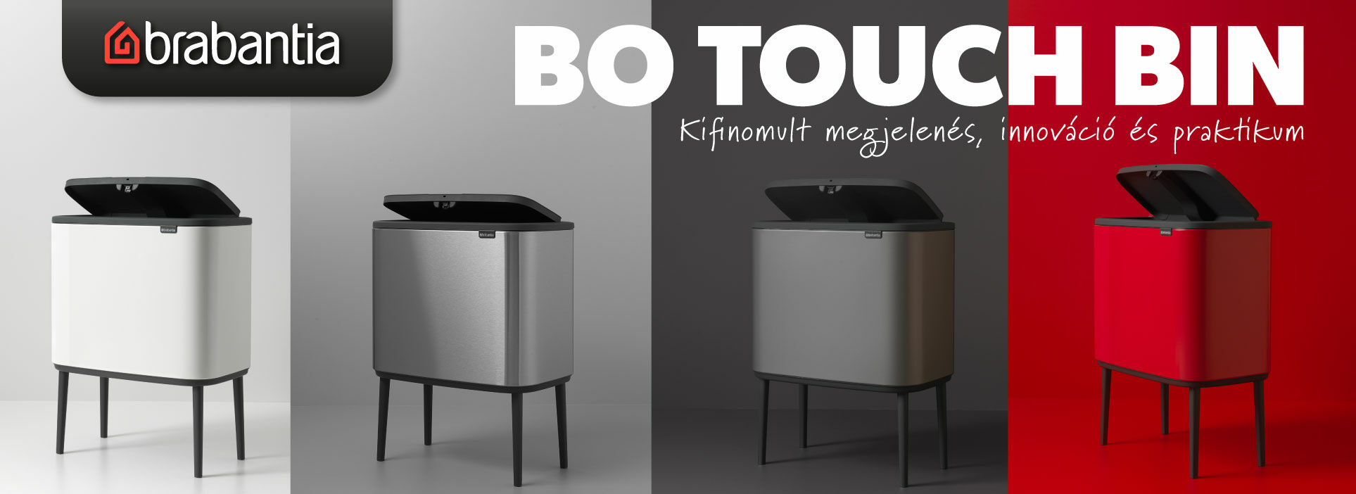 Brabantia Bo Touch Bin hulladékgyűjtők széles választékban