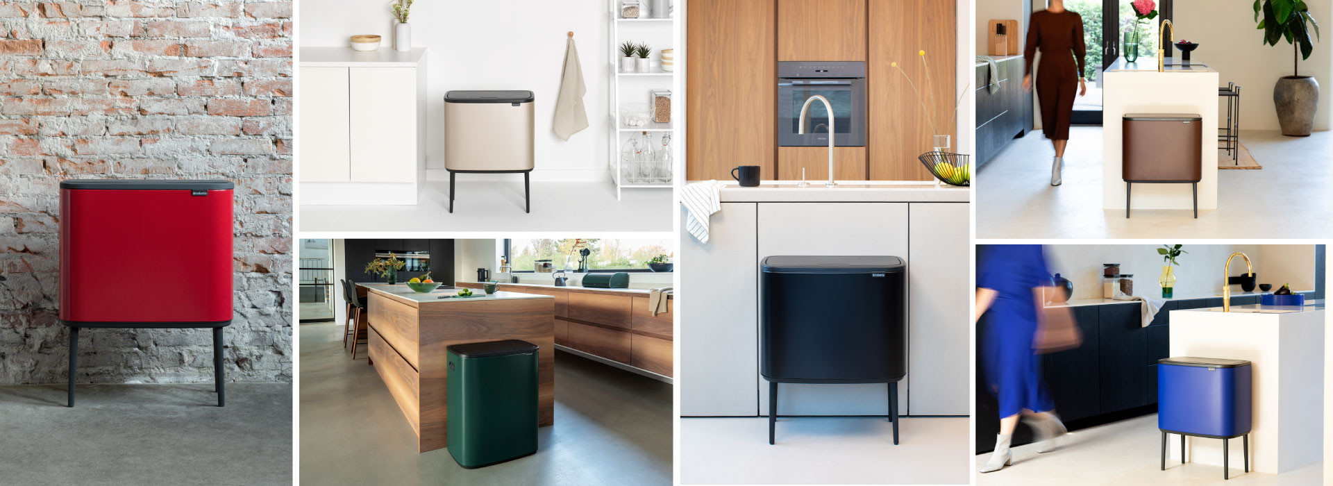 Brabantia Bo Touch Bin bármilyen miliőbe illeszkedik Brabantia Bo Touch Bin bármilyen miliőbe illeszkedik