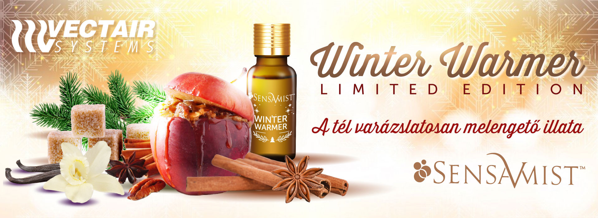 Sensamist Winter Warmer illatolaj, a varázslatos téli esték illata Sensamist Winter Warmer illatolaj, a varázslatos téli esték illata