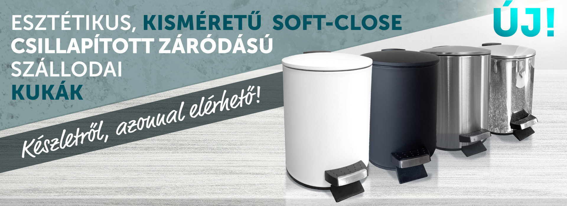 Soft-close szállodai kukák készletről Soft-close szállodai kukák készletről