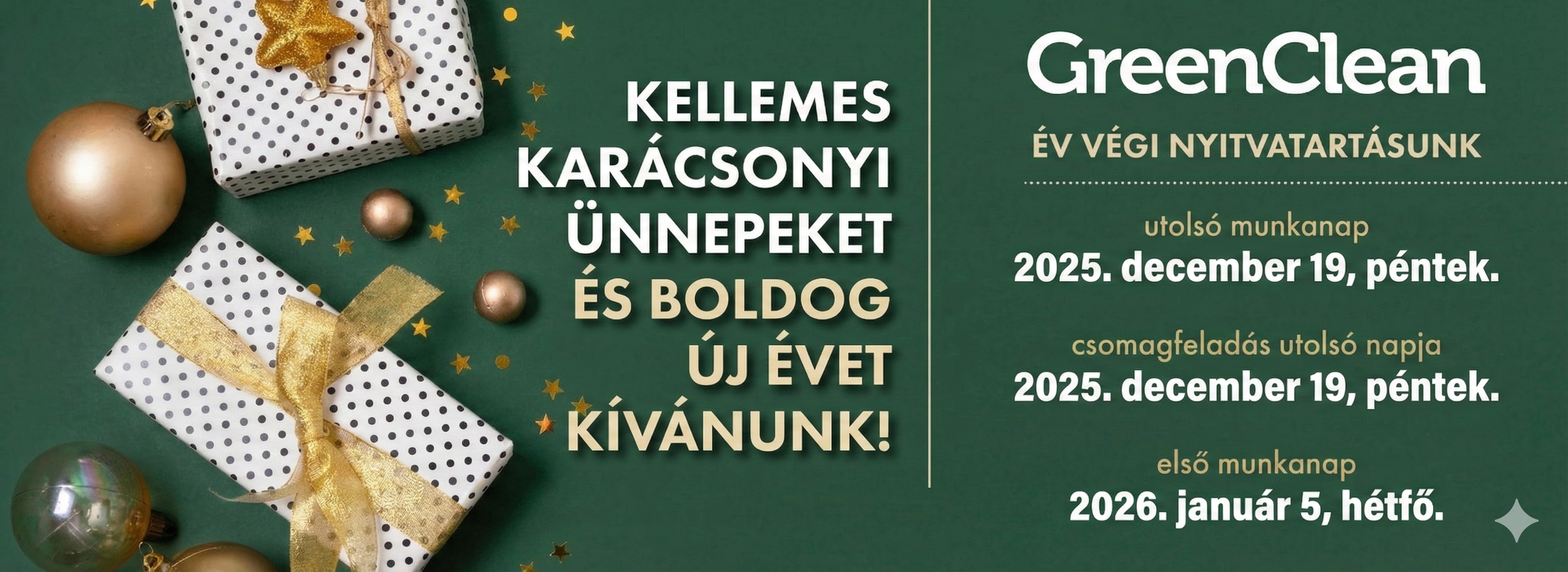 Év végi nyitva tartás