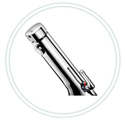 DELABIE TEMPOSOFT MIX 2 vandálbiztos, álló, időzített nyomógombos csaptelep DELABIE TEMPOSOFT MIX 2 vandálbiztos, álló, időzített nyomógombos csaptelep