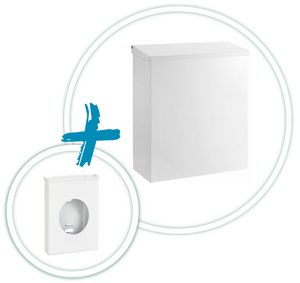 Green Clean fali fedeles intim hulladékgyűjtő 5 literes belső űrtartalommal Green Clean fali fedeles intim hulladékgyűjtő 5 literes belső űrtartalommal