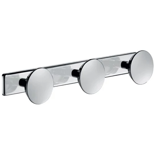 DELABIE háromágú akasztó, kerek, r.m. acél, krómozott fényes