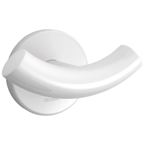 DELABIE kétágú akasztó, kerek, r.m. acél, fehér