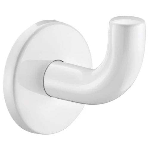 DELABIE egyágú akasztó, kerek, r.m. acél, fehér