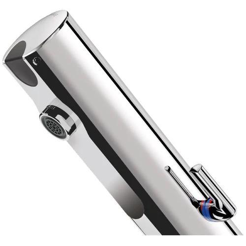 DELABIE TEMPOMATIC MIX 4 álló infracsap H-M vízre oldalsó keverőkarral, vandálbiztos, elemes