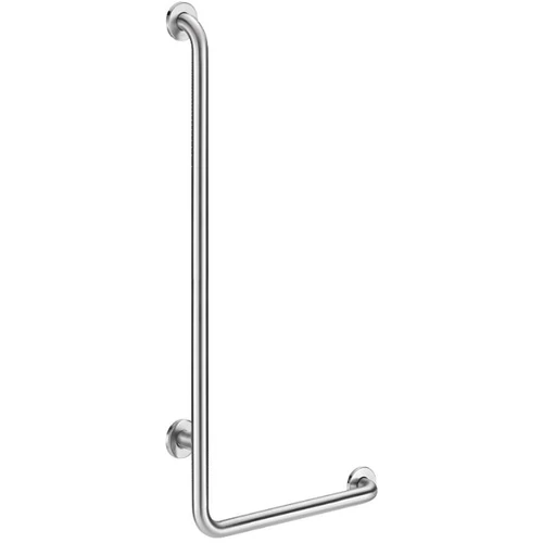 DELABIE L-alakú kapaszkodó ArN biztonsági hegesztésű UltraSatin selyem r.m. acél cső D=32mm, 1150x450mm