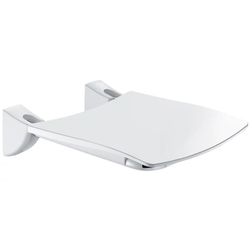 DELABIE Comfort ülőfelületű felhajtható zuhanyülőke, 420x506mm, UltraPolish fényes r.m. acél vázon