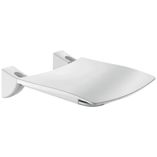 DELABIE Comfort ülőfelületű felhajtható zuhanyülőke, 420x506mm, UltraSatin selyem r.m. acél vázon