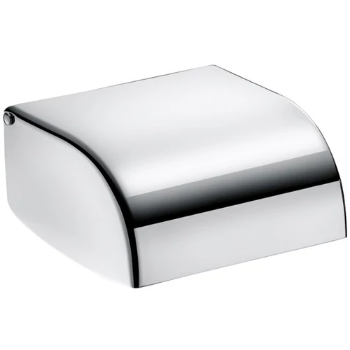 DELABIE fali kistekercses WC-papír tartó fedővel, egy tekercs számára, r. m. acél, fényes