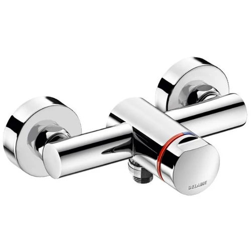 DELABIE TEMPOMIX 3 falon kívüli zuhanycsap H-M vízre fejbenkeverős időzített nyomógombbal, alsó kifolyás