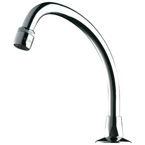 DELABIE hattyúnyakú lengő kifolyó kézmosóhoz, álló, 150 mm kinyúlással, 120 mm magas kifolyással