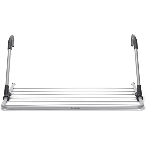 Brabantia HangIn Drying Rack felakasztható ruhaszárító 4.5m szárítási hossz, 7.5kg teherbírás, összecsukható, állítható karok, acél, metál szürke - 105241