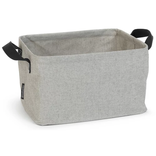 Brabantia Foldable Laundry Basket összehajtható szennyestartó kosár acél vázzal, 35L kapacitás, szürke - 105685