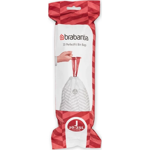 Brabantia PerfectFit szemeteszsák, J méret, 20-25L, 20 zsák/tekercs - 115585