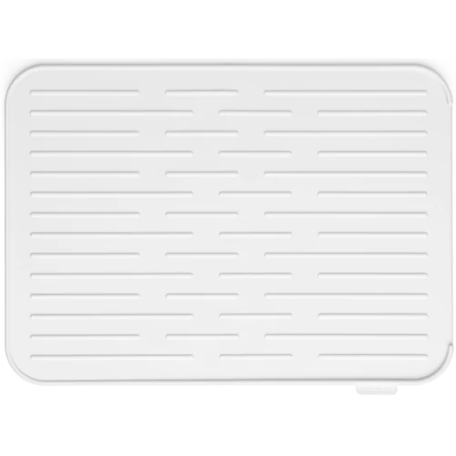 Brabantia SinkSide Silicone Dish Drying Mat edényszárító, csepegtető szőnyeg, csúszásmentes, bordázott felület, 325x438mm, szilikon, világosszürke - 117466