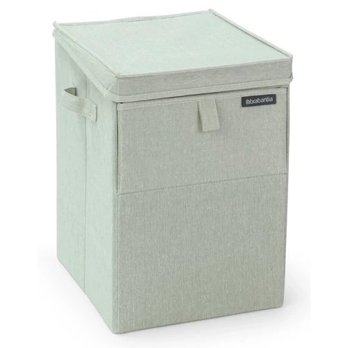 Brabantia Stackable Laundry Box egymásra helyezhető szennyestartó doboz, fix tetővel, téglalap formájú, 35L, zöld - 120466