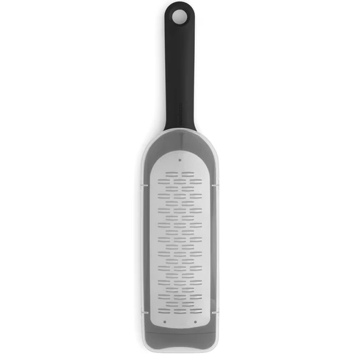 Brabantia Tasty+ Slice & Dice szeletelő reszelő, védőfedéllel, csúszásgátló talp, akasztóval, műanyag, r.m. acél, sötétszürke - 121661