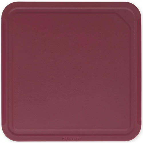 Brabantia Tasty+ Slice & Dice közepes méretű vágódeszka, műanyag, padlizsánpiros, 250x250mm - 123122