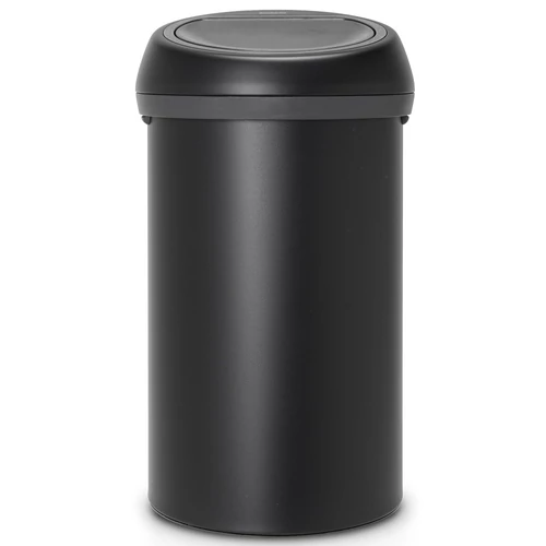 Brabantia Touch Bin nyomófedeles hulladékgyűjtő XXL, 60L - H méret, holdfény fekete ásványi textúra - 128981