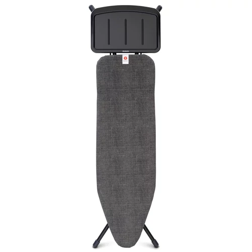 Brabantia Solid Steam Unit Holder vasalódeszka 1240x380mm - B méret, fix vasalótálca gőzállomásokhoz, D=22mm fekete váz, farmer fekete huzat - 134449