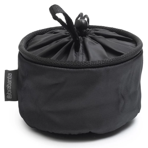 Brabantia Clothes Peg Bag kompakt méretű ruhacsipesz tartó, rugalmas stopperes húzózsinórral, tépőzáras akasztóval, akár 75db csipeszhez, időjárásálló, önürítő és szellőző test, fekete - 149726
