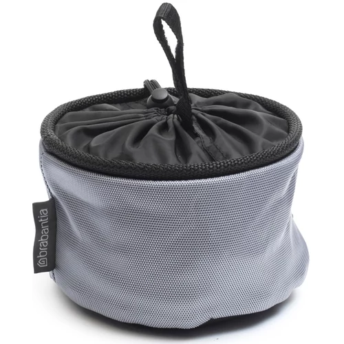 Brabantia Clothes Peg Bag kompakt méretű ruhacsipesz tartó, rugalmas stopperes húzózsinórral, tépőzáras akasztóval, akár 75db csipeszhez, időjárásálló, önürítő és szellőző test, szürke - 149801