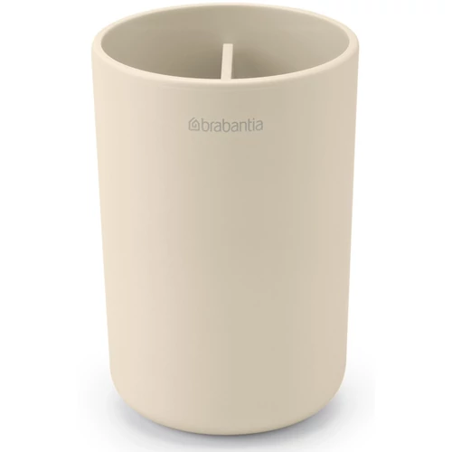 Brabantia ReNew fogkefetartó, elválasztó betéttel, csepptálcával, csúszásmentes talppal, H=110mm, műanyag, világos bézs - 223341