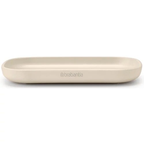 Brabantia ReNew szappantartó csúszásmentes talppal, bordázott tálcával, mely szárazon tartja a szappant, műanyag, világos bézs - 223389