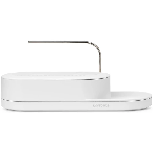 Brabantia SinkStyle Organiser mosogató rendszerező, beépített csepptálcával, műanyag, szabadon álló, szikrázó fehér ásványi textúra, 350x150x130mm - 227882