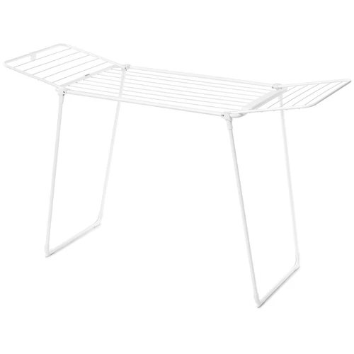 Brabantia HangOn Drying Rack Too ruhaszárító állvány, 18m szárítási hossz, integrált akasztó sín, 20kg teherbírás, összecsukható, acél, fehér - 232428