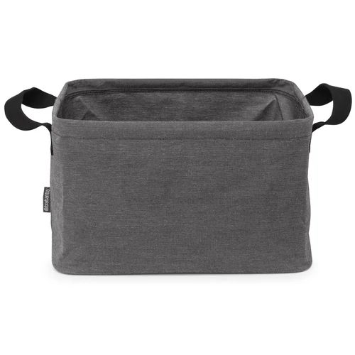 Brabantia Foldable Laundry Basket összehajtható szennyestartó kosár acél vázzal, 35L kapacitás, borsfekete - 232701