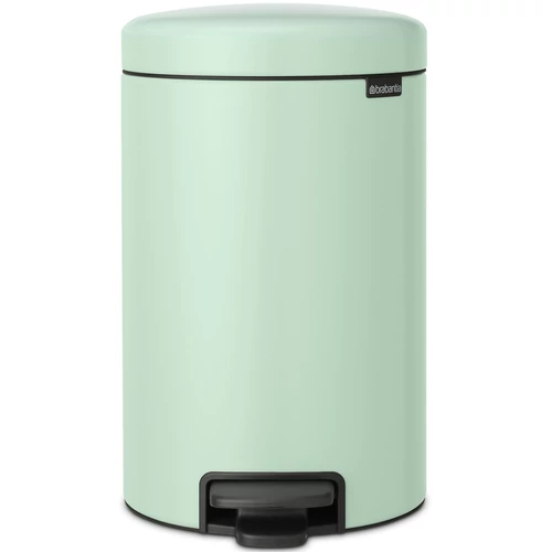 Brabantia NewIcon pedálos hulladékgyűjtő szagmentesen záródó Soft-Close fedél, műanyag tartály, 12L - X méret, acél, jáde zöld - 233906