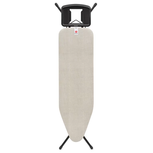 Brabantia Solid Steam Iron Rest vasalódeszka 1240x380mm - B méret, fix vasalótámasz, D=22mm fekete váz, farmer szürke huzat - 236129