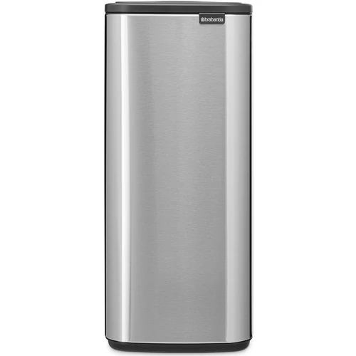 Brabantia Bo Touch Bin nyomófedeles hulladékgyűjtő, karcsú, négyzetes forma, műanyag tartály, 30L - O méret, r.m. acél, selyem matt ujjlenyomatmentes - 238246