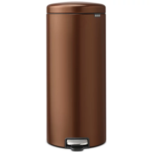 Brabantia NewIcon pedálos hulladékgyűjtő szagmentesen záródó Soft-Close fedél, műanyag tartály, 30L - G méret, acél, meleg tónusú bronz - 238789
