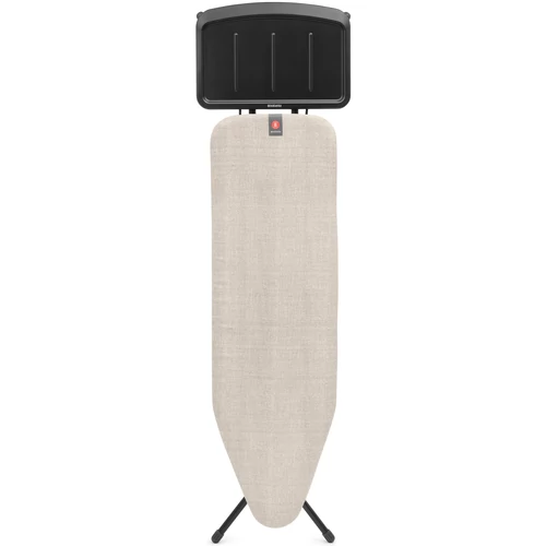 Brabantia Solid Steam Unit Holder vasalódeszka 1240x380mm - B méret, fix vasalótálca gőzállomásokhoz, D=22mm fekete váz, farmer szürke huzat - 243547