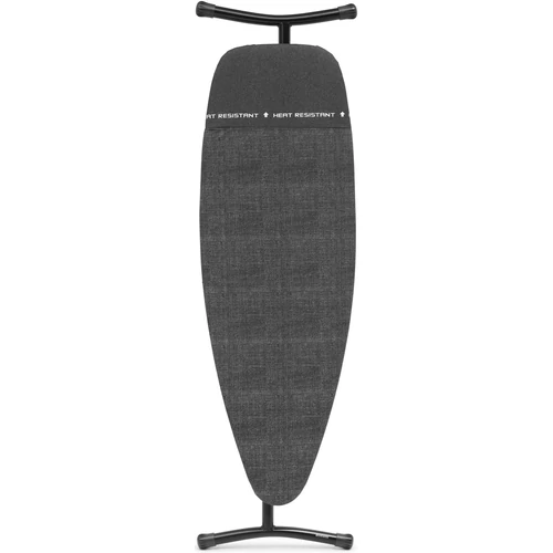 Brabantia Heat-Resistant Parking Zone vasalódeszka 1350x450mm - D méret, hőálló pihentető zóna, ülve vasaláshoz, D=35mm fekete váz, farmer fekete huzat - 243707