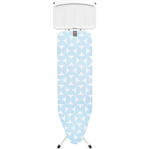 Brabantia Solid Steam Unit Holder vasalódeszka 1240x380mm - B méret, fix vasalótálca gőzállomásokhoz, D=22mm fehér váz, PerfectFlow friss fuvallat huzat - 244100