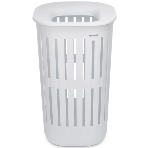 Brabantia Collect-It Laundry Basket magasított szennyestartó kosár levehető Quick-Drop fedővel, 55L, szellőző test, újrahasznosított műanyag, fehér - 244704