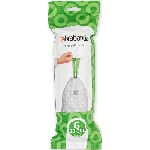 Brabantia PerfectFit szemeteszsák, G méret, 23-30L, 20 zsák/tekercs - 246265