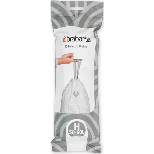 Brabantia PerfectFit szemeteszsák, H méret, 50-60L, 10 zsák/tekercs - 246784