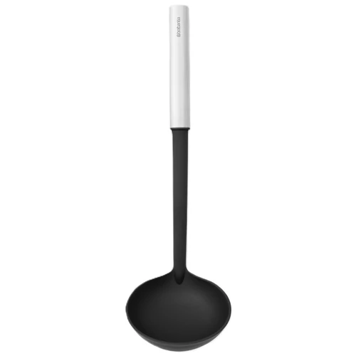 Brabantia Profile Cook & Serve merőkanál, tapadásmentes, hőálló, r.m. acél markolat, műanyag fej, selyem matt, fekete - 250620