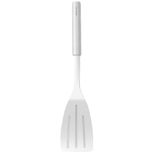 Brabantia Profile Cook & Serve nagy méretű spatula, zsiradékelvezető nyílásokkal, hőálló, r.m. acél, selyem matt - 250682
