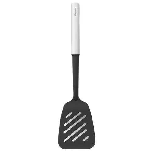 Brabantia Profile Cook & Serve nagy méretű spatula, tapadásmentes, hőálló, r.m. acél markolat, műanyag fej, selyem matt, fekete - 250705