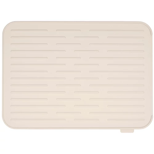 Brabantia SinkSide Silicone Dish Drying Mat edényszárító, csepegtető szőnyeg, csúszásmentes, bordázott felület, 325x438mm, szilikon, világos bézs - 252044
